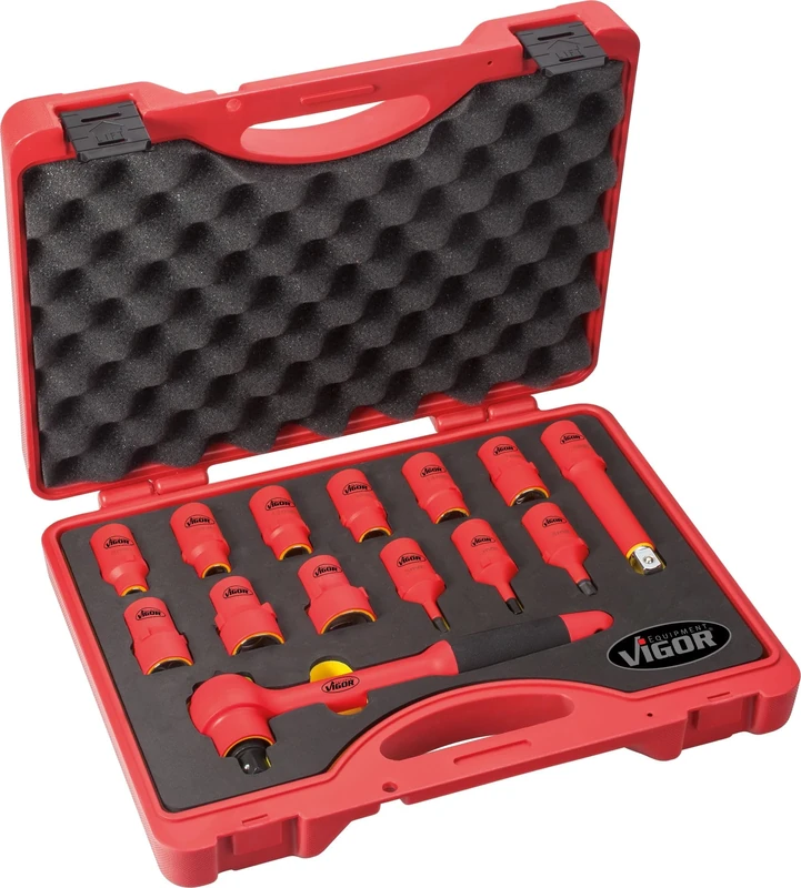 Vigor Vigor_V3343 Vde Socket Set (14-Piece)