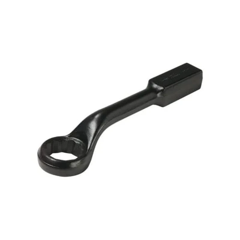 Bahco 315Z-2.1/2 2.1/2 Zoll Ring End Slogging Wrench Double Hex with 45 Degree Offset Head, Black