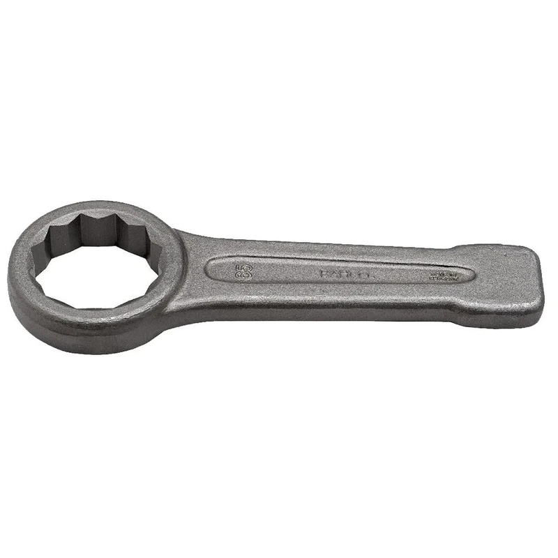 Bahco 7444SG-Z-2.3/4 12-Points Ring End Slogging Wrench, Grey, 2 3/4-Inch
