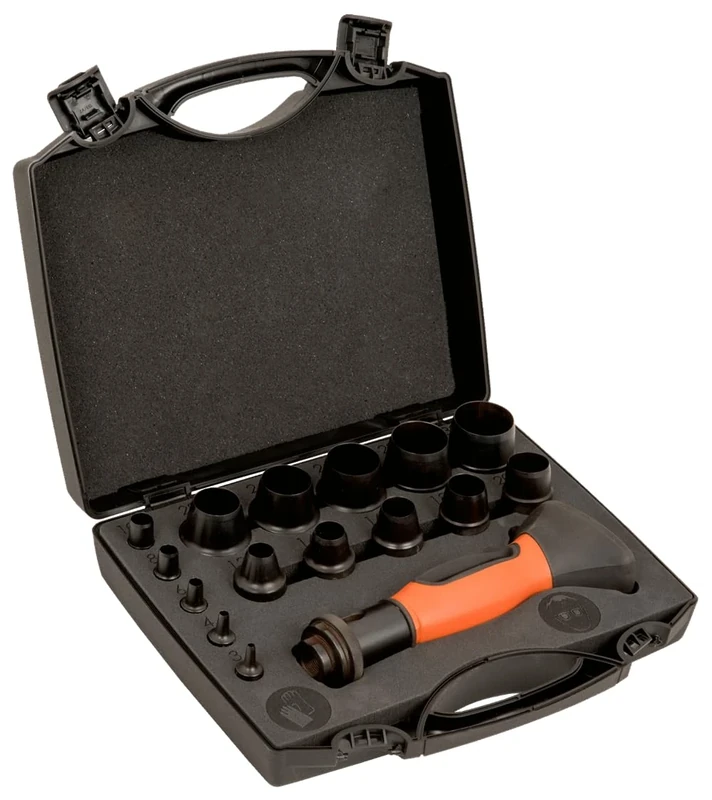 Bahco 400003030 Interchangeable Punching Set, Black, 3-30 mm, Set of 16 Piece
