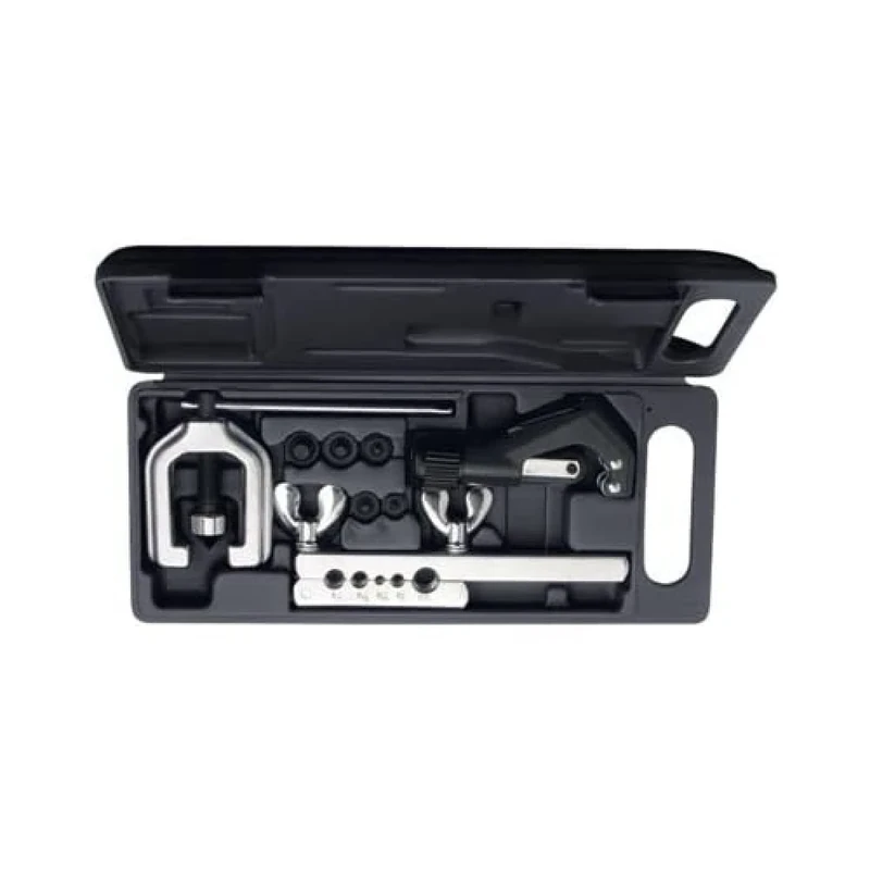 Bahco 4480/2-ZD Double Flaring Tool Set with Tube Cutter, Silver/Black