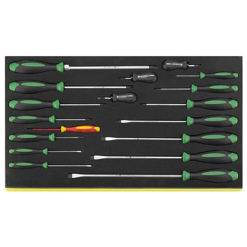 Stahlwille 96831179 TCS 4620/4660VDE Screwdriver Set, 18 Pieces