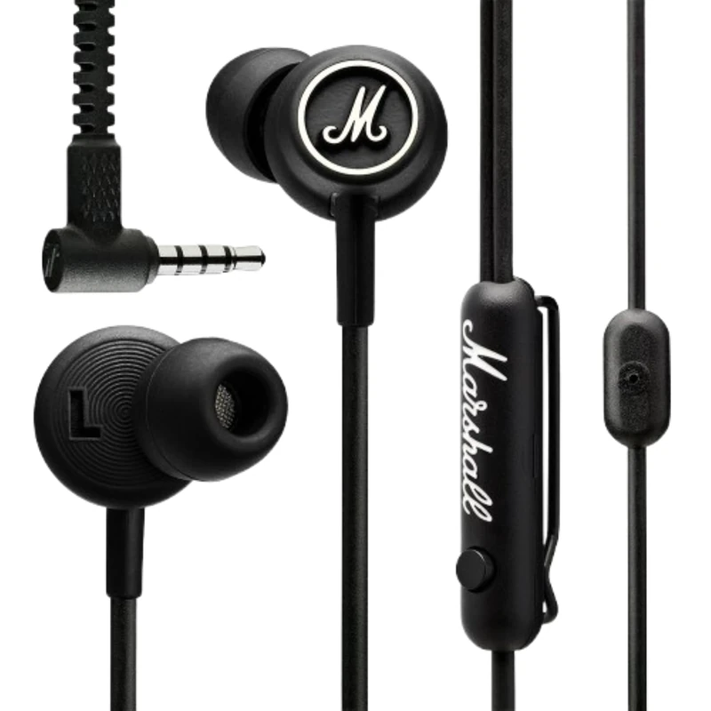 Marshall Mode In-Ear Earphones - Black - Image 1