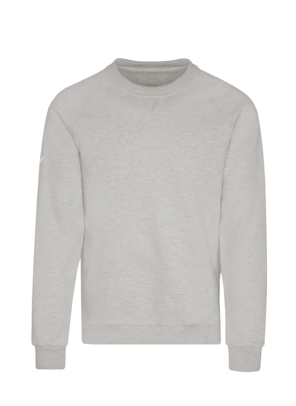 Trigema Women's Sweatshirt Grey Grau (Hellgrau-Melange 110) 30