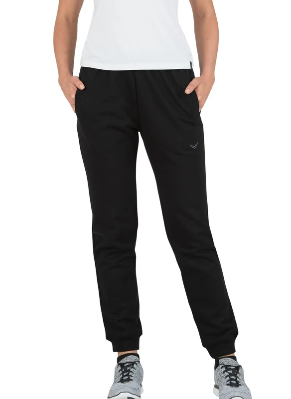 Trigema Women's Tracksuit Sweatshirt Quality, Black (Schwarz 008), 8