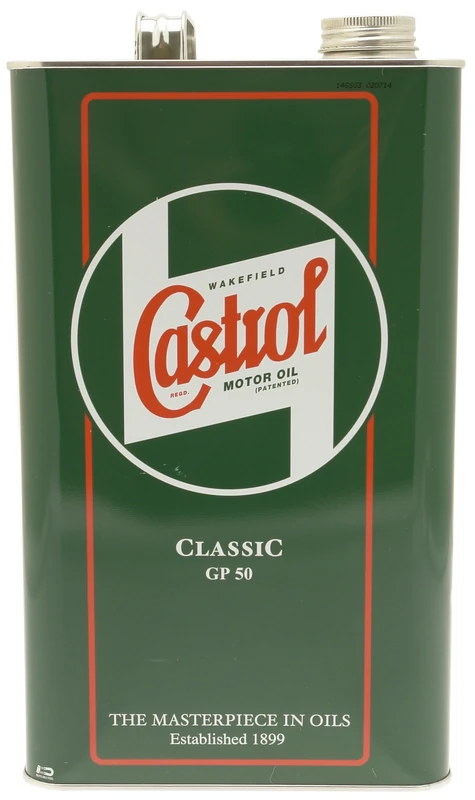 Classic Castrol 1923B GP50 Monograde Engine Oil, 4.54 Liter
