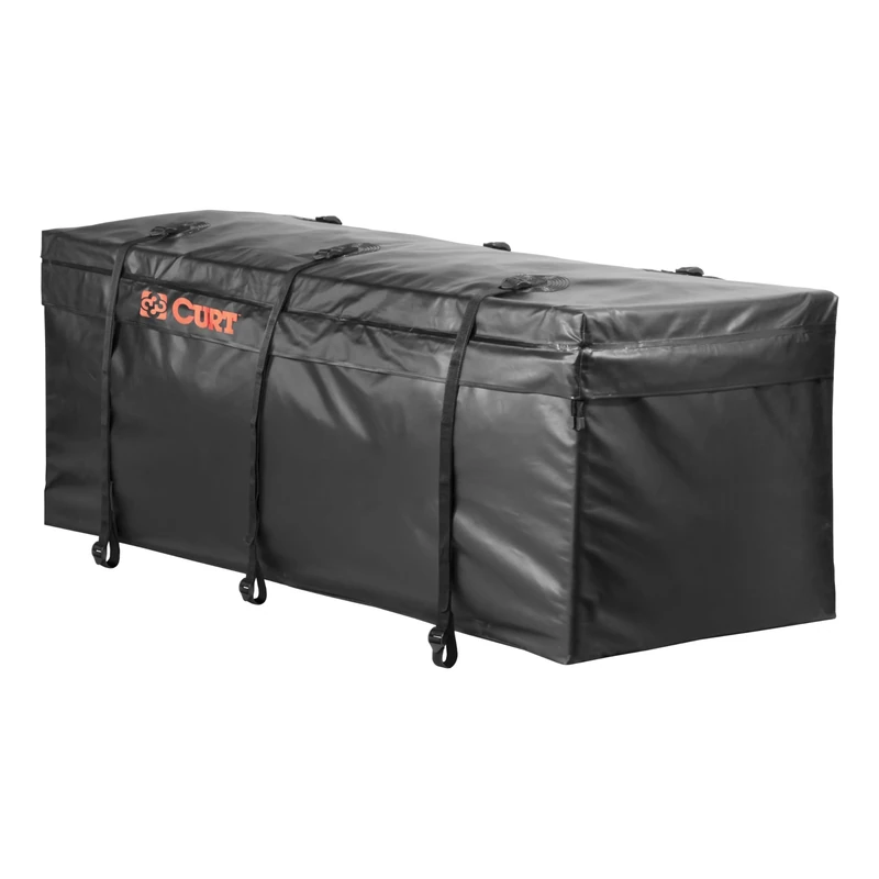 CURT 18210 56 x 18 x 21-Inch Weather-Resistant Black Vinyl Cargo Bag for Hitch Carrier