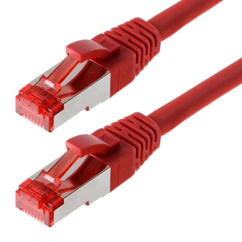 Helos CAT 6 Patch Cable S/FTP, PIMF red 30 m