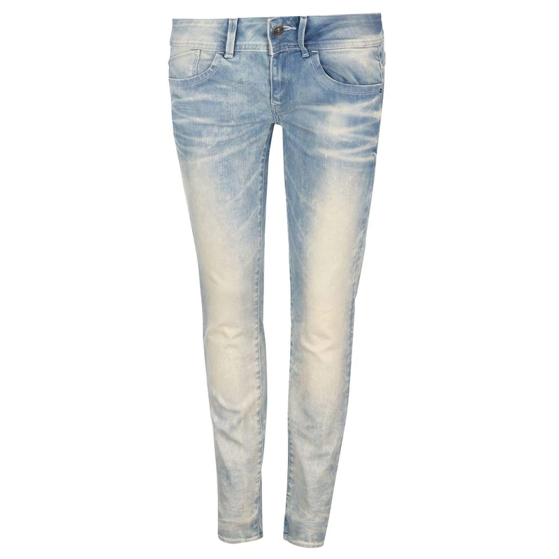 G-STAR Women's Lynn Mid Waist Skinny Jeans Jeans, Blue (Lt Aged 60885-6546-424), 30W / 32L
