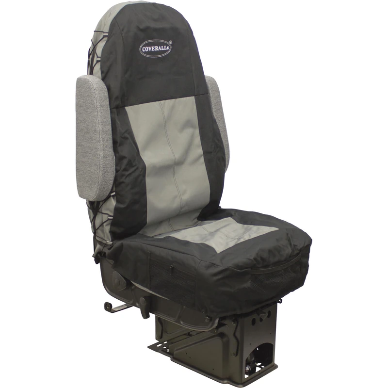 Northern Tool+Equipment Seats Inc. COVERALLs Truck Seat Cover - Two-Tone Black/Gray, Model# 9107