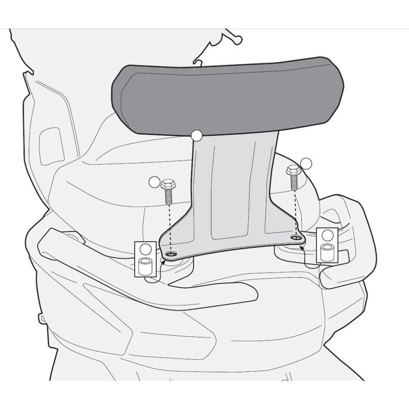 Givi KTB6103 Passenger Backrest
