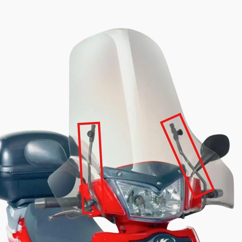 Kappa – KYMCO People S 50 – 125 – 200 (05 > 09) Kit FISSAGGIO Parabrezza