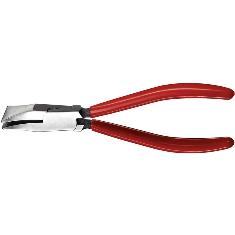 Bessey D341-22 45 Degree Curved Piccolo-Seaming Pliers, Grey/Red