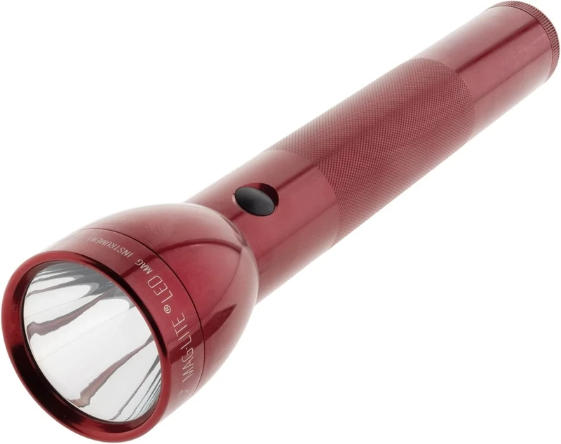 Maglite ML300L LED 3-Cell D Flashlight, Red