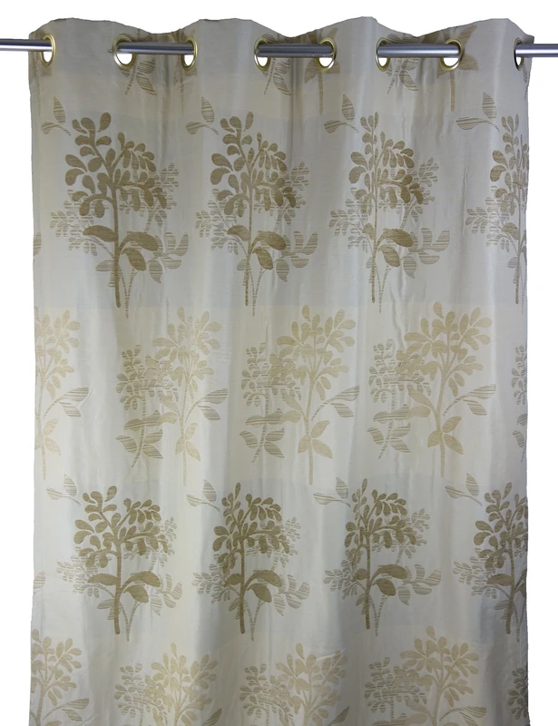 sans ca00010-152 Osaka heavy chenille jacquard polyester curtain 140 x 280 cm