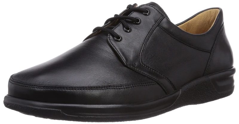 Ganter Men's Sensitiv Kurt-K Derbys, Black, 9.5 UK