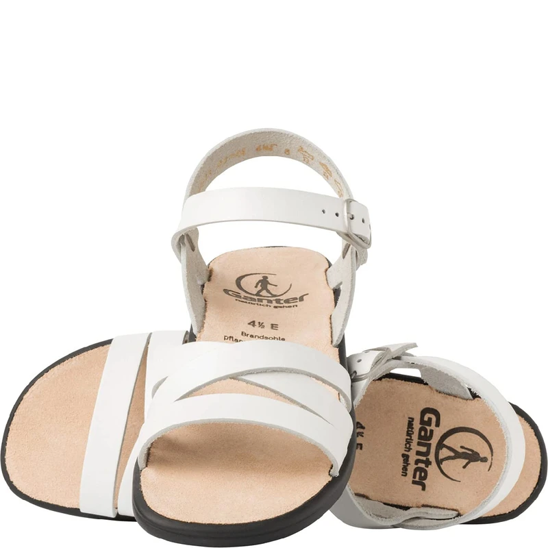 Ganter SONNICA-E, Women's Open Sandals, White (white 0200), 39 EU (6 UK) - Image 1