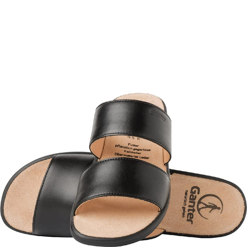 Ganter Sonnica, Weite E, Women's Clogs And Mules, Black (schwarz 0100), 9 UK