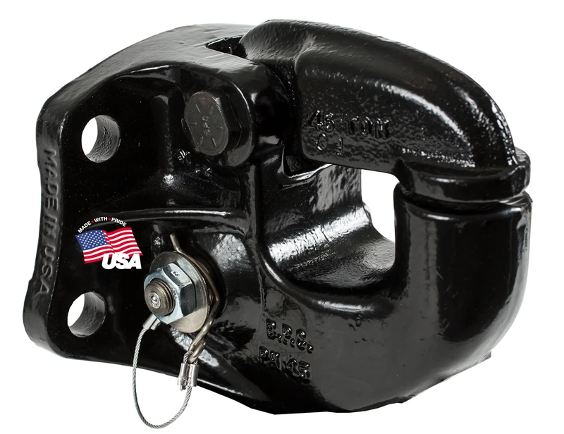 Buyers Products PH45 45 Ton Pintle Hook, 90,000 Lbs MGTW, 18,000 Lbs MVL Pintle Hitch, Mounting Kit Sold Separately