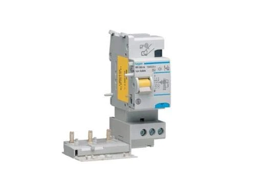 Hager BD325N Type A Differential Block for Int. AUT. Series m & n, 3p, 25a, 30ma