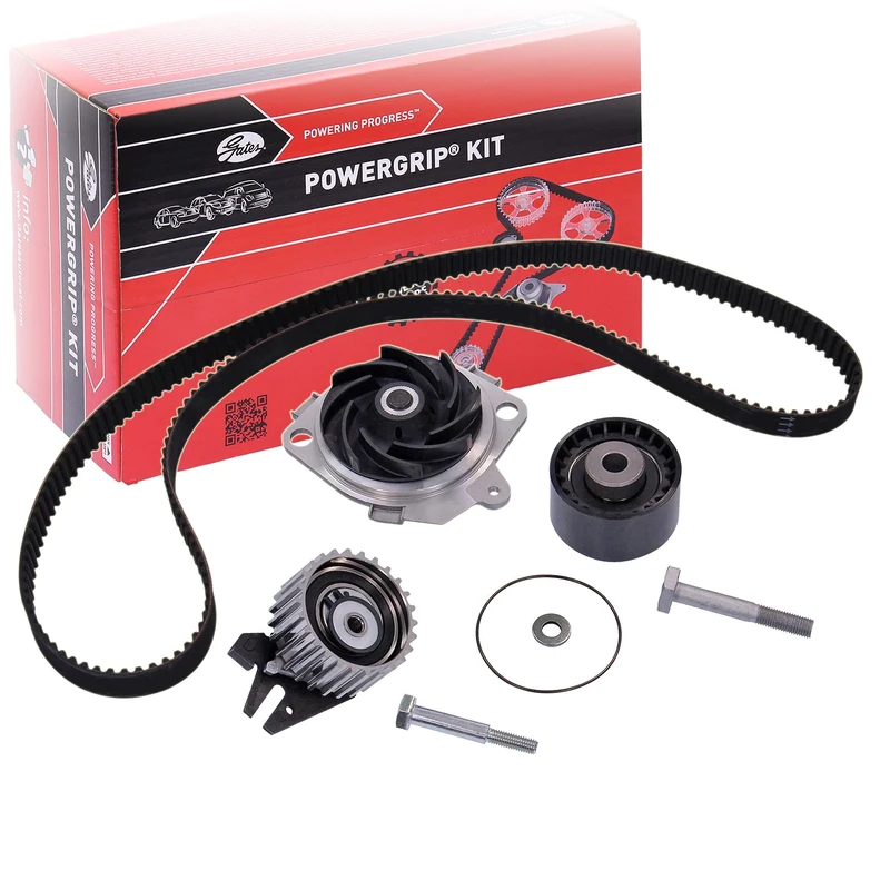 GATES PowerGrip Kit + Waterpump KP55500XS, black