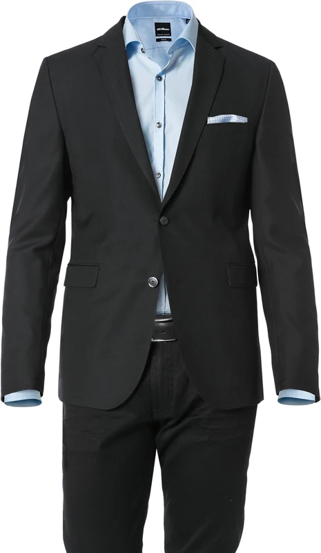 Strellson Premium Men's 1101556-Flynn Blazer, Black (110), 40R (Size: 50) - Image 1