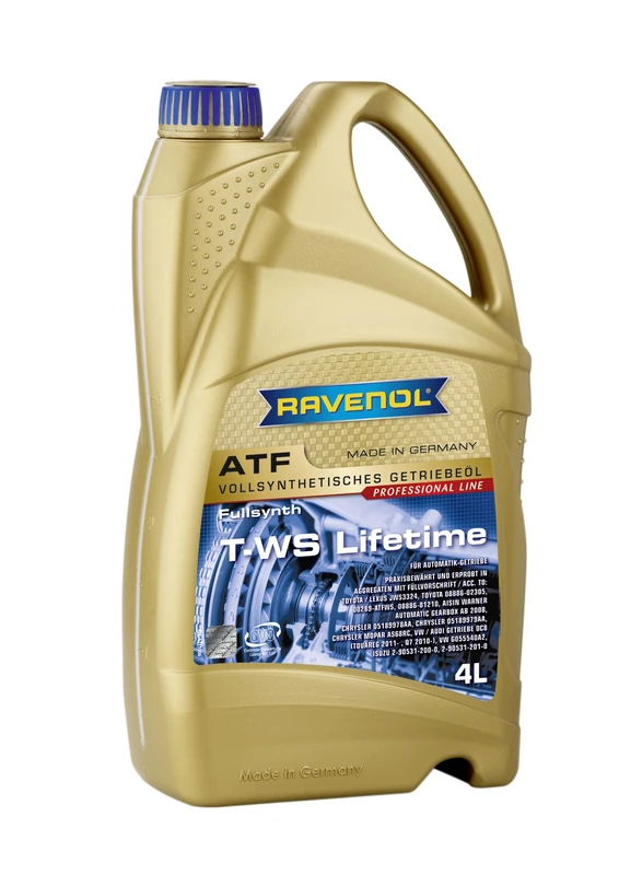 RAVENOL ATF T-WS Lifetime Automatic Transmission Oil - 4 Litres