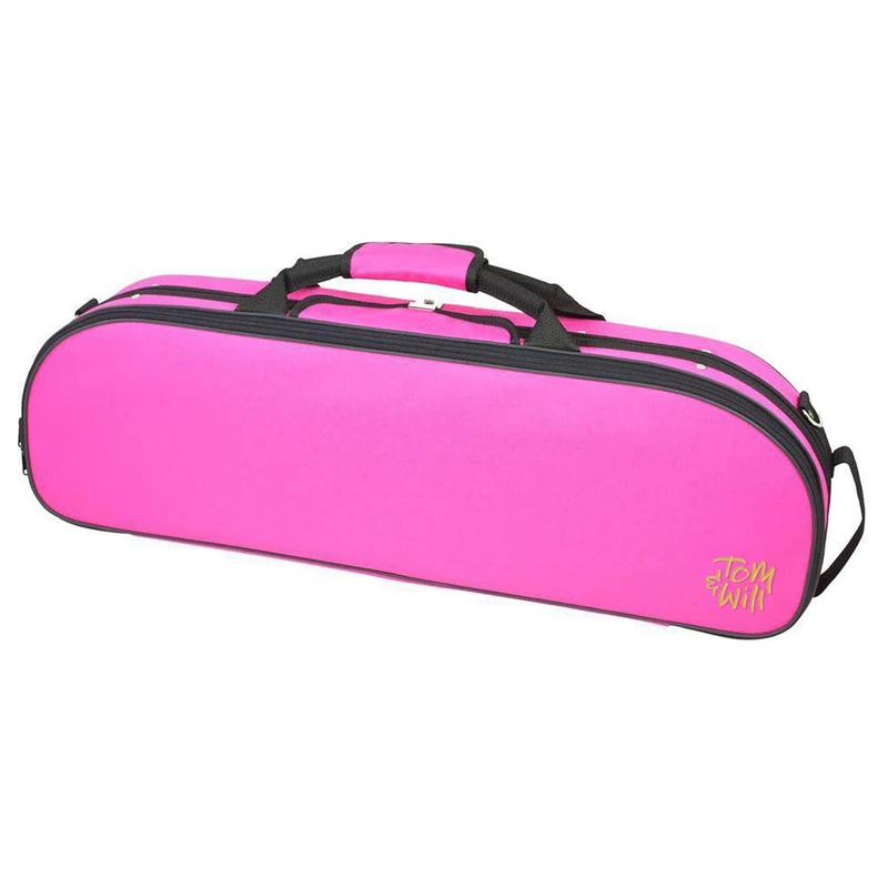 tomandwill 44VL44-630 Oval 4/4 Size Violin Case - Hot Pink