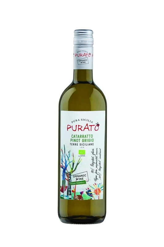 Purato Catarrato Pinot Grigio White Wine, 6 x 75cl