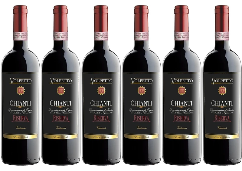Volpetto Chianti Riserva Wine 2015 Red Wine, 75 cl (Case of 6)