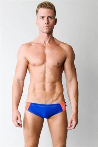 Timoteo A-Frame Super Low - Blue/Orange/White - Size S, Pack of 1 - Image 1