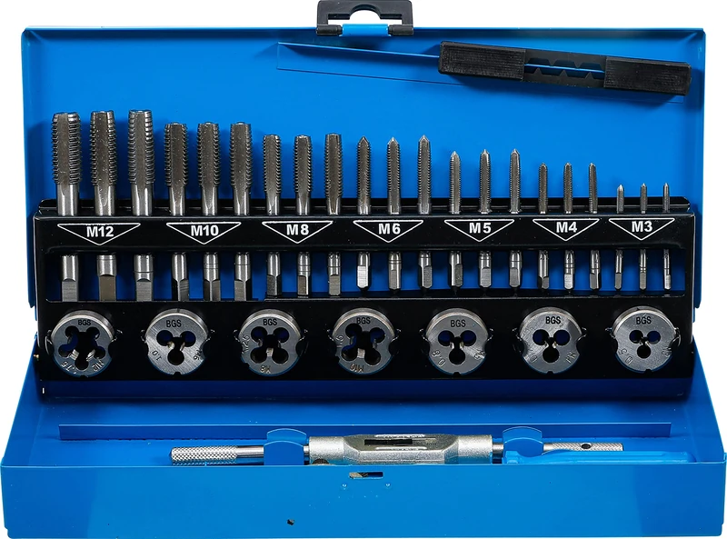 BGS 901 | Tap and Die Set | M3 - M12 | 32 pcs.