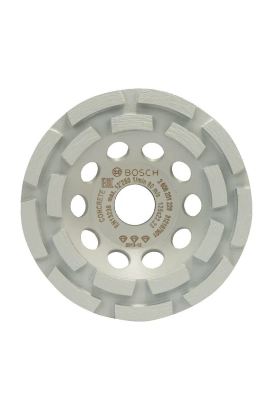 Bosch 2608201228 Diamond Grinding Head Best for Concrete 125 X 22.23 X 4.5 Mm