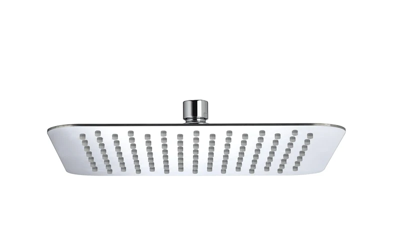 Bristan FH SLSQ02 C 250 mm Slimline Square Fixed Head - Chrome Plated, Rose