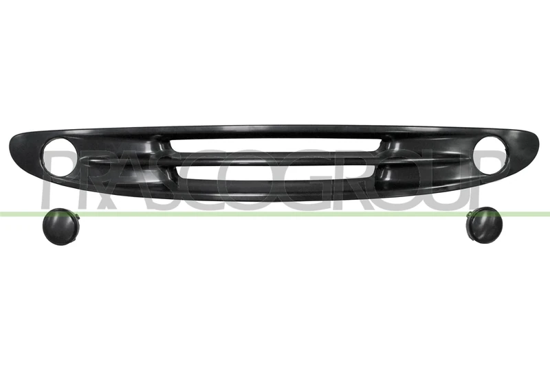 Prasco GRIGLIA RADIATORE ANTERIORE NERA LISCIA