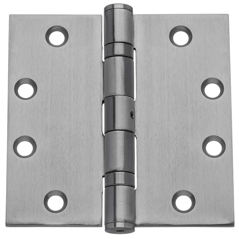 Dynasty Hardware Commercial Grade Ball Bearing Door Hinge 4-1/2 x 4-1/2 Full Mortise Stainless Steel, Non-Removable Pin -- 3- PACK by Dynasty Hardware