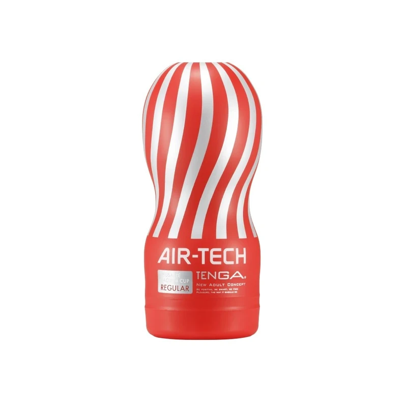 Tenga TENGA Air-Tech regular Masturbator cup - Reusable pocket pussy with internal nubbs and grooves for more intense stimulation - Discrete hourglass cup with cap