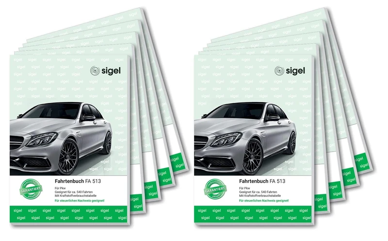 Sigel FA513 Car Trip Book, A5, 32 Pages 10 Items Pack of 10 10 Items