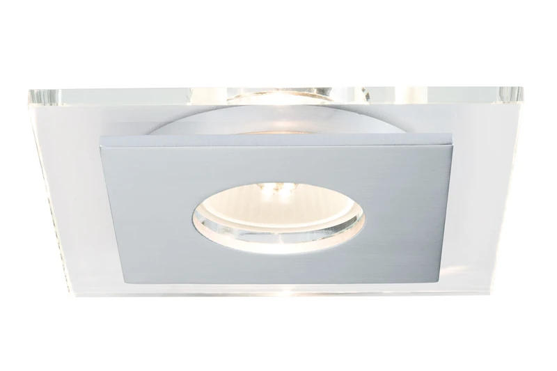 Paulmann 927.27, Glass, GU10 Recessed Spot Light, Silver - Image 1