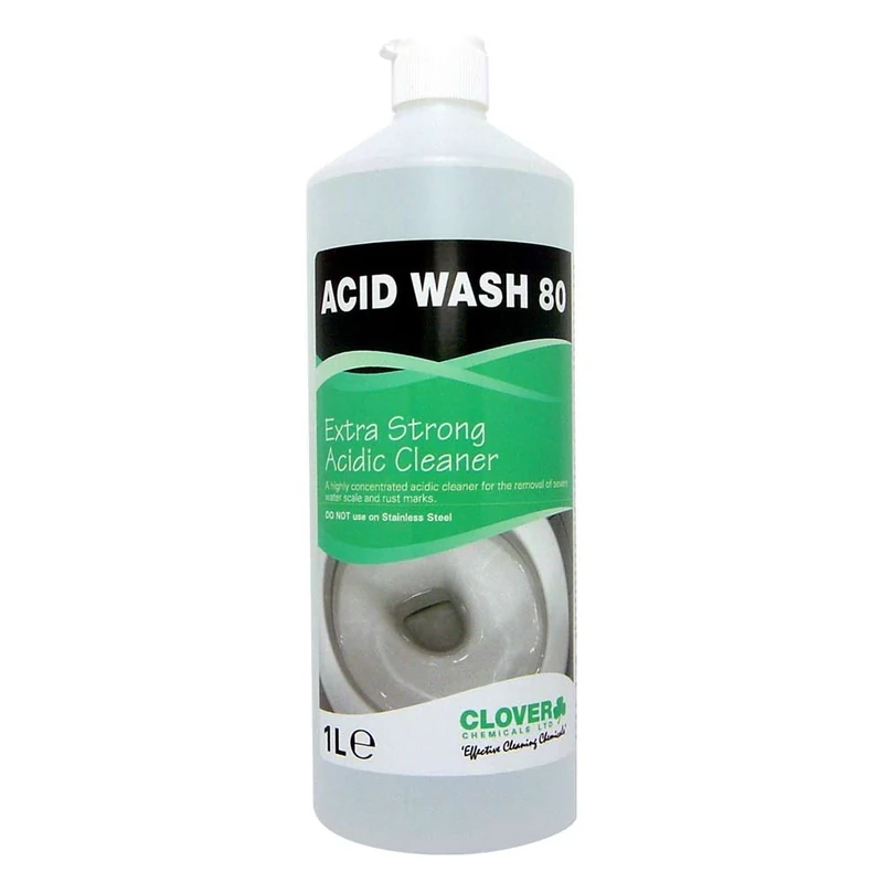 Clover Chemicals 502 Acid Wash 80 Extra Strong Acidic Cleaner, 1 L