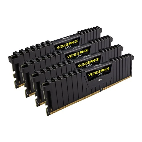 Corsair CMK32GX4M4A2666C15 Vengeance LPX 32 GB (4 x 8 GB) DDR4 2666 MHz CL15 XMP 2.0 High Performance Desktop Memory Module