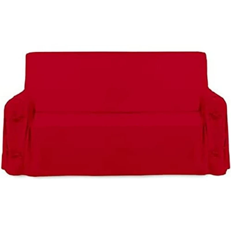 Soleil d'Ocre 112030 Panama Armchair Cotton Cover Red 90 x 60 x 205 cm