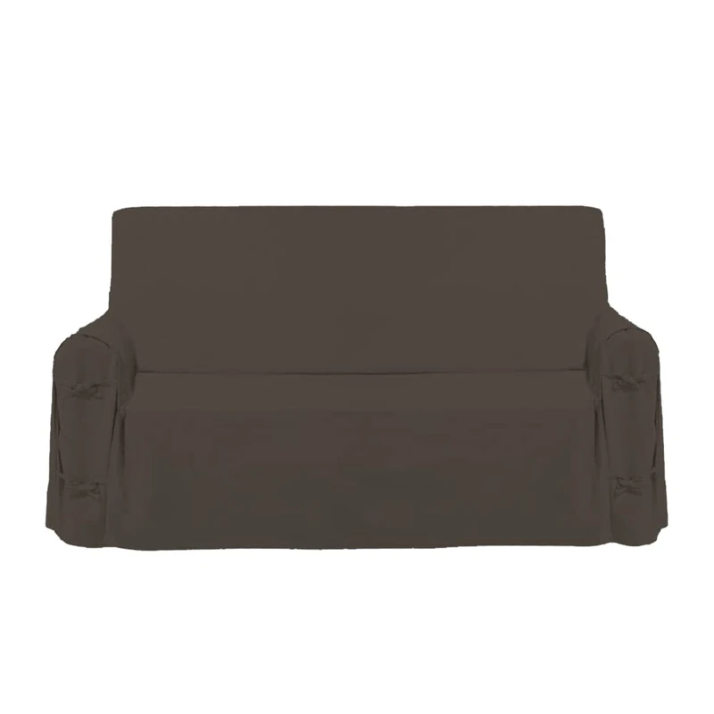 Soleil d'Ocre 112034 Panama Cotton Armchair Cover Off-White 205 x 60 x 90 cm - Image 1
