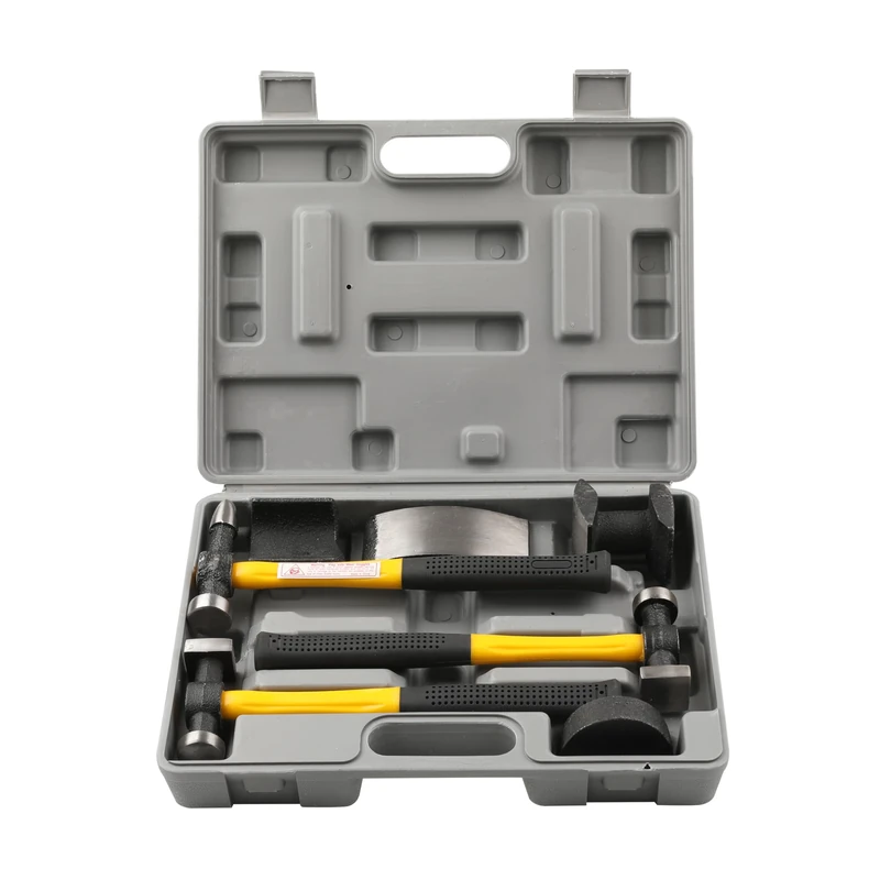 HFS (Tm) 7 Pcs Set Auto Body Fender Repair Tool Hammer & Dolly Set by HFS
