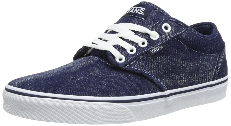 Vans M Atwood, Men Skateboarding Shoes, Blue (Denim Acid Wash Navy/White), 12 UK (47 EU)