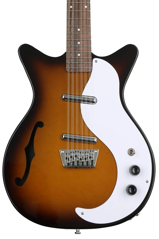 Danelectro 59 12 String With F Hole - Tobacco Sunburst