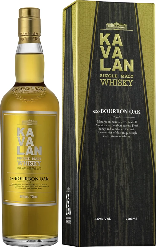 Kavalan Ex Bourbon Oak Single Malt Whisky 70cl
