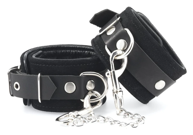 Rimba Anklecuffs with Carabine Hooks - Black, 0.2 kg