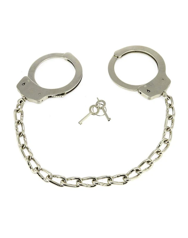 Rimba Metal Police anklecuffs with Chain., 0.2 kg