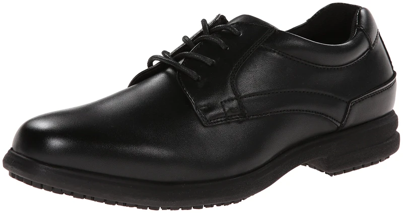 Nunn Bush Men s Sherman Slip-Resistant Work Shoe Oxford,11 M US,Black